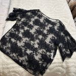 Dolce & Gabbana Dolce a d Gabbsna Black Lace Top Sz S IT38 Photo 9