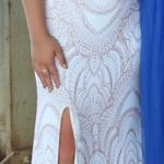 Rose Gold Sparkly Prom Dress Photo 1