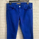 Rebecca Minkoff  royal blue slim denim bleeker size 30 waist preppy designer Photo 2