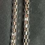 Vintage silver tone unisex‎ chainlink bracelet one size stretches Photo 4