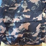 Reebok lightweight blue indigo mesh lined 3/4 elastic waist pullover Jacket Photo 2