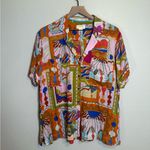 Anthropologie  Maeve Bon Voyage Button Down Top Photo 2