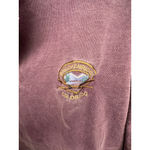 Cotton Deluxe Vintage Breckenridge Colorado Cropped Henley Long Sleeve Shirt Purple Size L Photo 1