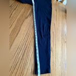 matty m  Women’s Navy Blue Mid Rise Active Every Day Leggings Sz M Photo 7