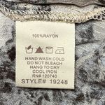 Mystree  Floral Print Button Down Short Sleeve Blouse 
Size Large Photo 13