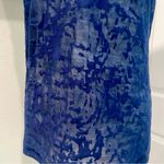 Zenana Outfitters  DARK BLUE SHEER LACE RACERBACK TANK TOP Large Photo 5