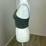 Grey Cropped Workout Tank (Unknown Brand) Size L Photo 1