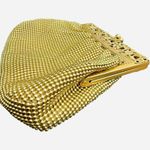 Whiting & Davis New Gold Mesh Filigree Frame Chain Bag Hollywood Glam Clutch Photo 2