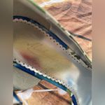 Bloom Vibrant Blue and Green Floral Heels Size 9 Photo 10