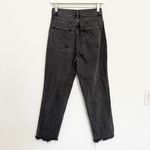 PacSun  High Rise Straight Leg Distressed Ripped Faded Black Jeans Grunge Size 26 Photo 9