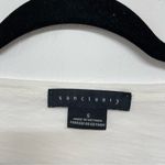 Sanctuary  White Short Sleeve Tie Front Tee Shirt S Photo 1