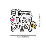 1pc Celestial Quotes Enamel‎ Pin, Zinc Alloy, Multicolor Ideal for Clothes Yellow Photo 1