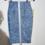 Judy Blue  Acid Wash Denim Pencil Skirt Size Small NWT Photo 7