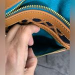 Spartina 449 Mareena hipster crossbody bag blue and gold Photo 2