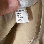 Ann Taylor  Petite Blouse SP Champagne Tie Neck Long Sleeve Dressy Business Top Photo 7