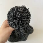 Pure Barre  Black & Heather Gray Winter Pom Pom Hat Women's One Size Photo 5
