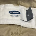 Old Navy Cotton Blend Khaki Chino Stretch 2 Pocket Shorts Womens Size 10 Photo 3