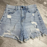 SO  Short Size 5 Women Blue Denim Boyfriend Ripped‎ Distressed Z-250 Photo 0