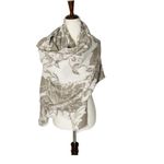 Ann Taylor  FACTORY Floral Blanket Scarf Photo 1