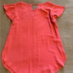 Loft Coral Pink  Cap Sleeve Blouse in XS Photo 4