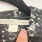 Jonathan Simkhai Black & White Textured Patchwork Style Fit & Flare Mini Dress 6 Photo 4