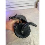 Patricia Nash Black Leather Mini Barrel Crossbody Bag Photo 3