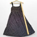 Volcom  Black White Polka Dot Smock Sleeveless Midi Dress Size XS Photo 8