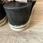 Eileen Fisher Good Slingblack Leather Crisscross Wedge Platform Sandal Black 10 Photo 6