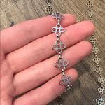 Tory Burch  Mini Clover Necklace silver Photo 2