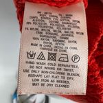 Anthropologie  Moth Open Knit Zipper Back Sweater Orange Size XL Photo 7