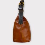Dooney & Bourke  Florentine Leather Vachetta Hobo Shoulder Bag Two Tone Cognac Photo 2