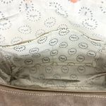 Myra Bag Leather Canvas Fur Shoulder Crossbody Bag Western Boho Aztec Large Gray Photo 8