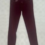 American Eagle Jegging Jeans Purple Brown Sateen Super Stretch Low Rise Size 2 Photo 0