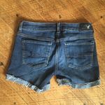 American Eagle  dark wash cuffed midi size 2 shorts Photo 2