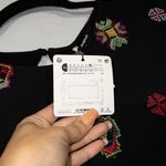 Desigual NWT Black Embroidered Shift Dress Size 46 / 12 US Photo 6