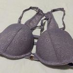 Victoria's Secret Victoria’s Secret Very Sexy Purple Lace Push Up Bra 32D Strappy Racer Back Photo 0