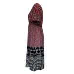 London Times Y2K Babydoll Dress Sz 6 Festival Indie Boho Geometric Retro Bold Photo 3