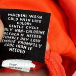 Victoria Beckham Target Orange Black Scallop Trim Dress Size 3X Red Photo 7