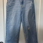 Levi's Levi’s Ribcage Straight Ankle Jean High Waist Button Fly Medium Wash 27x27 Photo 0