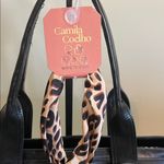 Rachel Zoe | Black Shoulder Bag w/ Camila Coelho Leopard Scarf Photo 8