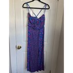 Free People  Women's Tigerlilly Midi Dress Cobalt Combo Size M Photo 1