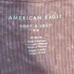 American Eagle  Outfitters Light Pink and White Floral Crop Top Photo 1