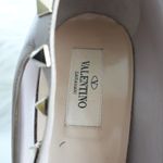 Valentino Garavani Beige Rockstud Cross Strap High Heel Pumps Photo 11