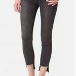 One Teaspoon Freebird II Distressed Step Hem Black Dark Fantasy Jeans Size 30 Photo 12