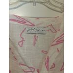 Petal and Pup Maggie Elias Dress Size Large Pink Hearts Babydoll Flutter Sleeve Photo 1