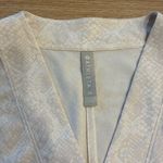 Athleta  Marlow Printed Romper Snakeskin Ivory V-neck Cap Sleeve Size XS Photo 3