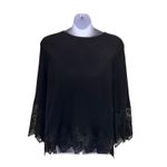 Chico's  Whimsigoth Sweater Black XXL Or 4 Photo 1