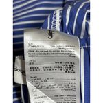 The Frankie Shop  Blue Striped High Rise Baggy Wide Leg Sleepwear Pajama Pants S Photo 4