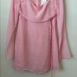 Beginning Boutique  Lucy Baby Pink Long Sleeve Mini Dress Size: 6 Photo 5