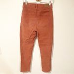 American Eagle Size 4 Rust Corduroy Mom Straight Cord Straight Leg Pants Photo 3